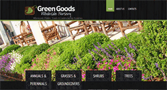 Desktop Screenshot of greengoodsnursery.com