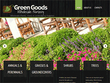Tablet Screenshot of greengoodsnursery.com